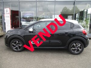 c3 noire toit blanc vendu