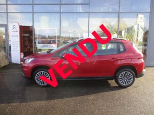 peugeot 2008 rouge vendu